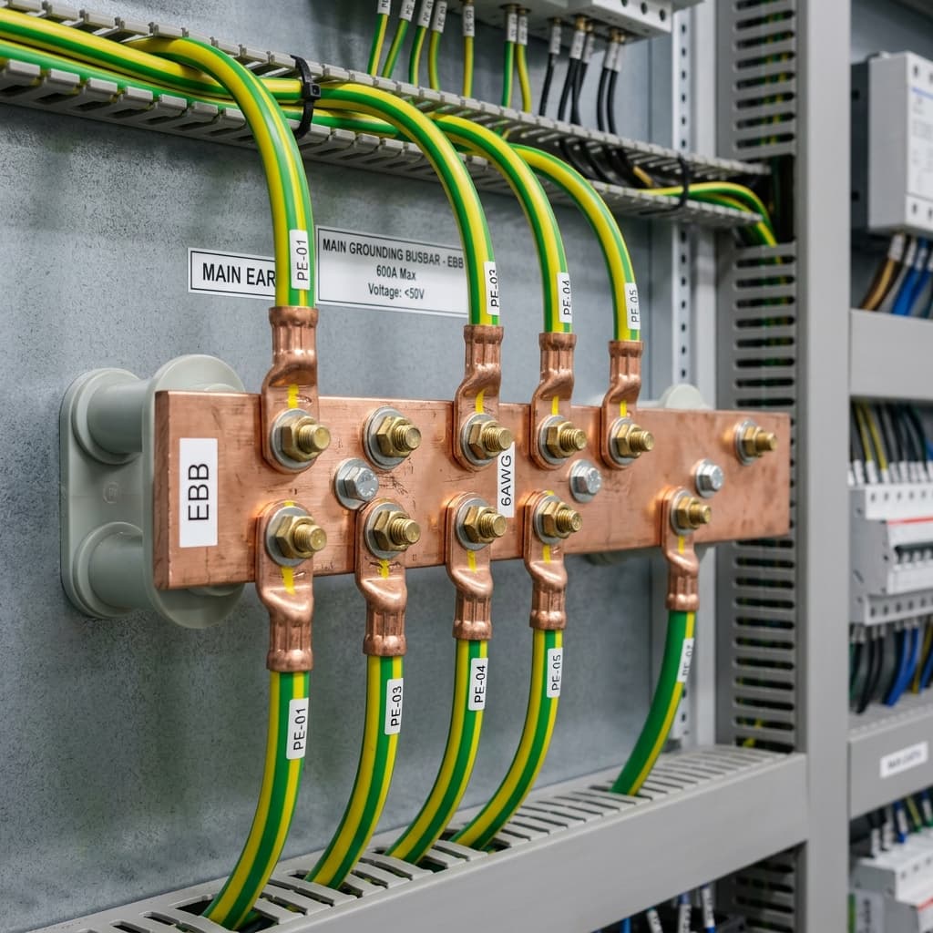 Equipotential Copper Busbars