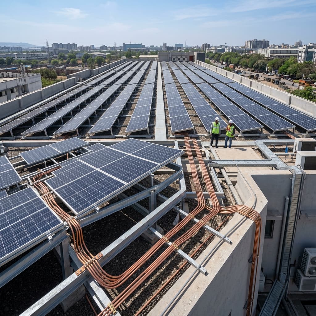Rooftop Solar Grounding Grid
